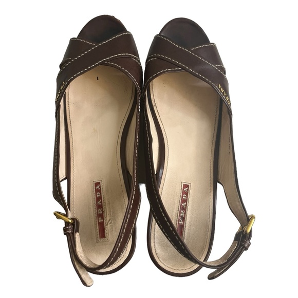 Prada womens wedge sandals size 41 - Picture 12 of 16